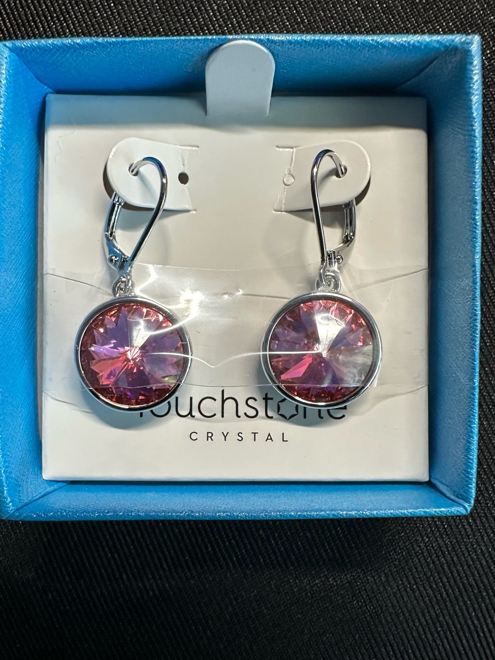 Touchstone Crystal Lulu Earrings, Rose